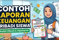 Contoh Laporan Keuangan Pribadi Siswa Lengkap