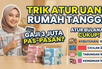 Rincian Belanja Rumah Tangga Gaji 3 Juta